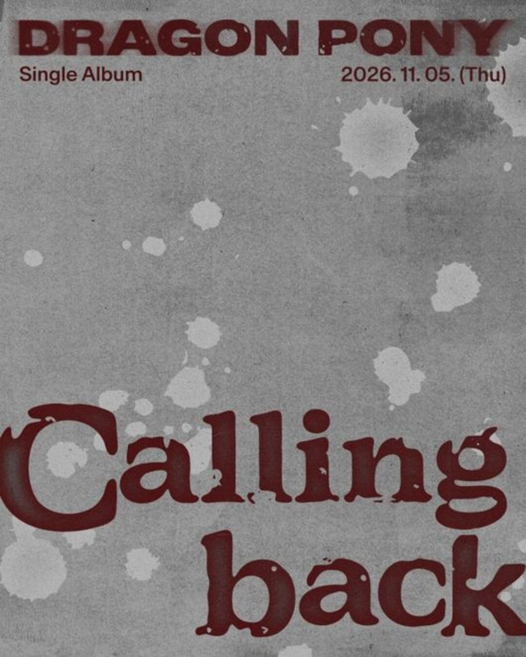 官方圖片 — ANTENNA 官方《Calling back》海報